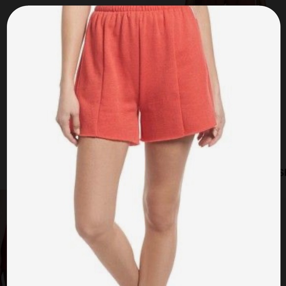 The Laundry Room Pants - The Laundry Room Fleece Lounge High-Waisted Shorts